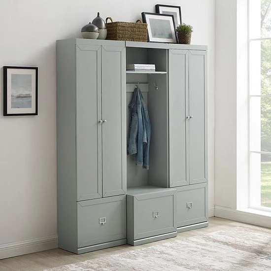 Crosley Harper Entryway 3-piece Set Gray - Image 2