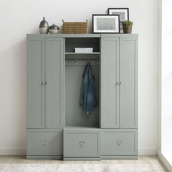 Crosley Harper Entryway 3-piece Set Gray - Image 4