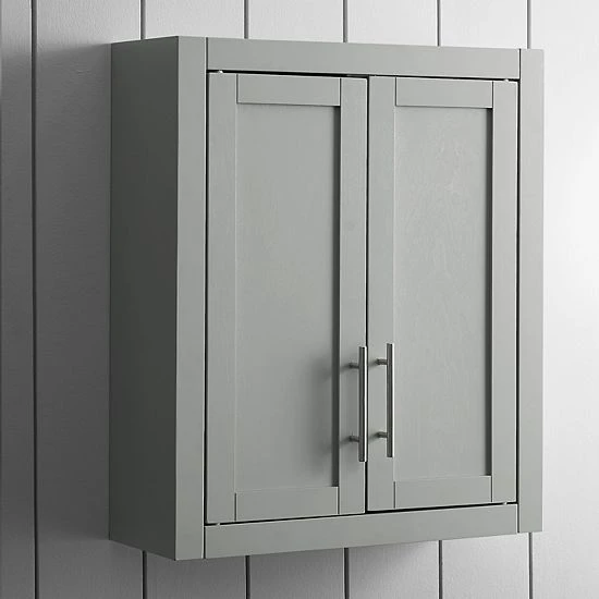 Crosley Savannah Wall Cabinet Gray - Image 2