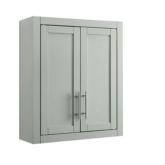Crosley Savannah Wall Cabinet Gray - Image 6