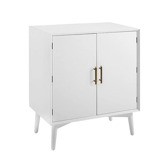 Crosley Landon Bar Cabinet White 3 Crosley Landon Bar Cabinet White