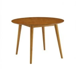 Crosley Landon Round Dining Table Acorn